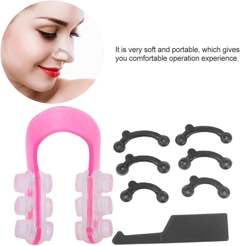 woobles Nose Up Lifting Clip, Safety Silicone Shaper Nose Clip for Lifting Straightening Nose Bridge Straightener Corrector Slimming Device - Image 2